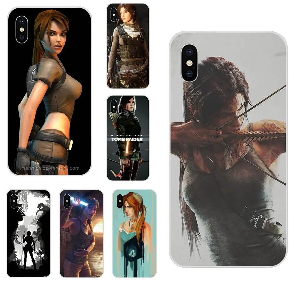 ТПУ чехол для телефона Huawei P7 P8 P9 P10 P20 P30 Lite Mini Plus Pro Y9 Prime P Smart Z 2018 2019 Tomb Raider Lara Croft Game |