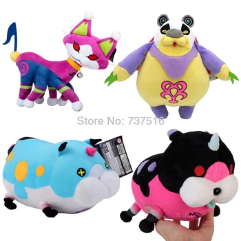 

New Anime Kingdom Hearts Series Nightmare Six Feet Necho Cat Black Meow Wow Kooma Panda Wandanyan Plush Doll Stuffed Kids Toy Christmas Halloween Gift 11- 12 Inch