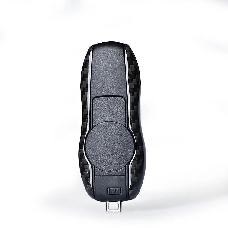 Для PORSCHE 92A 970 981 911 991 918 MACAN Boxter ключи Чехол Держатель пульта ДУ Fob в виде ракушки Aut защитный из натурального углеродного волокна