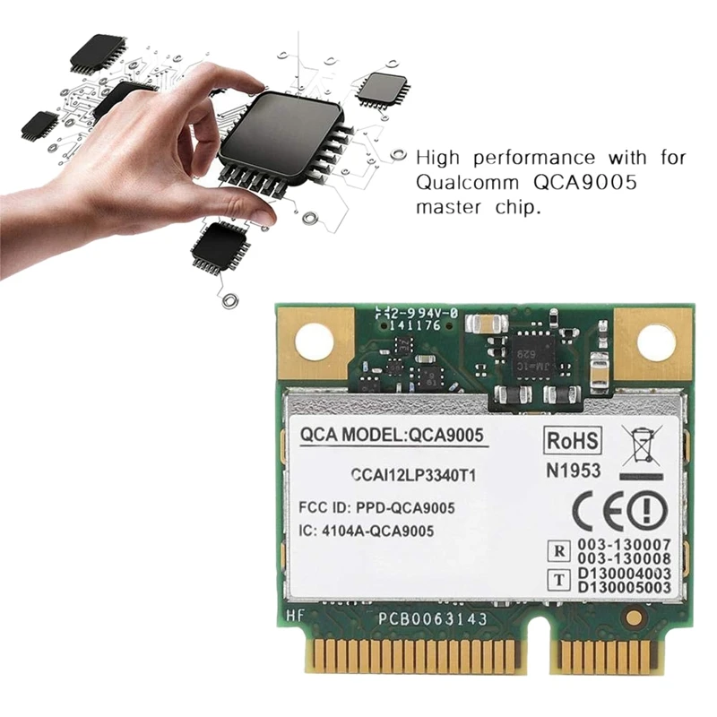 AR9462 DW1601 Двойной диапазон 300 м Bluetooth 4,0 Draadloze Netwerkkaart Gelijk Aan AR5B22