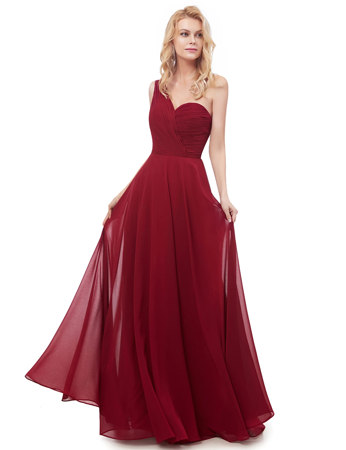 Vivian's Bridal 2019 весеннее модное вечернее платье на одно плечо сексуальное, с лифом сердечком, с открытой спиной A-Line в пол пушистое шифоновое