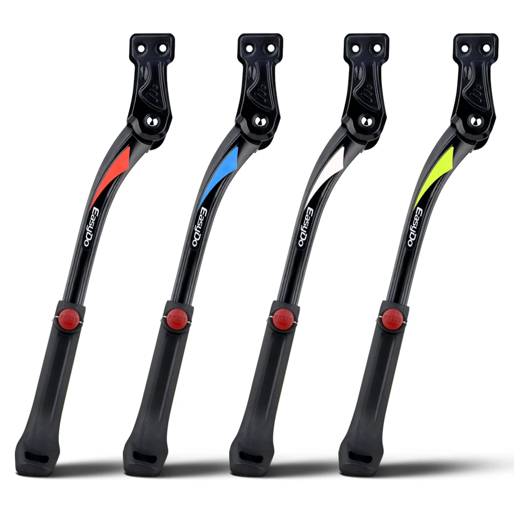 

EasyDo Adjustable Bicycle Bike Kickstand MTB Parking Rack Support Side Kick Stand for 24" - 29" Mountain Bike/Road Bike/BMX/MTB