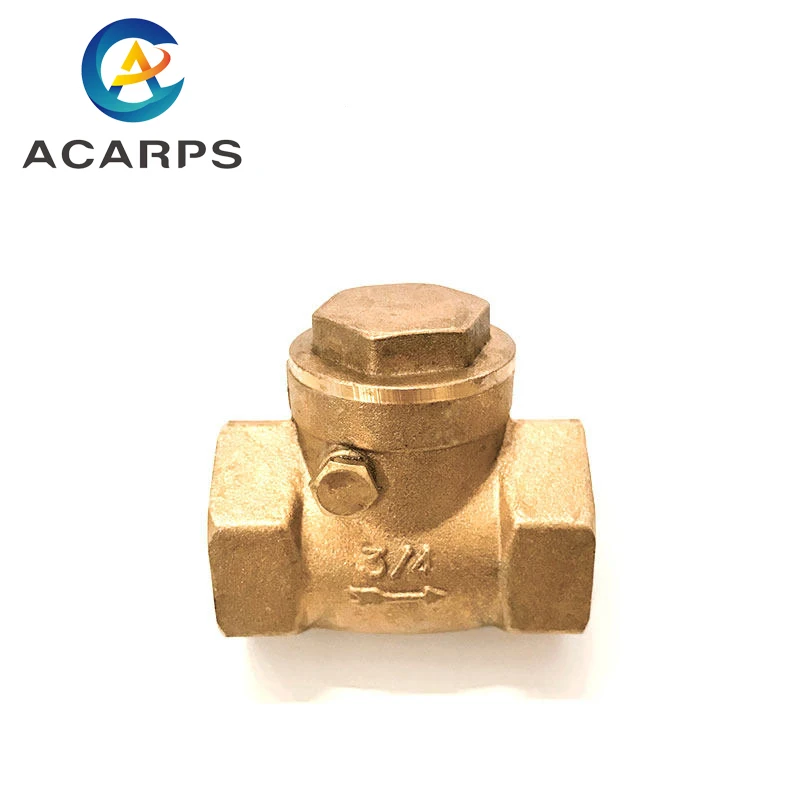 1/2" 3/4" 1" 2" 3" 4" Brass Horizontal Check Valve All Copper Female Thread Check Valve