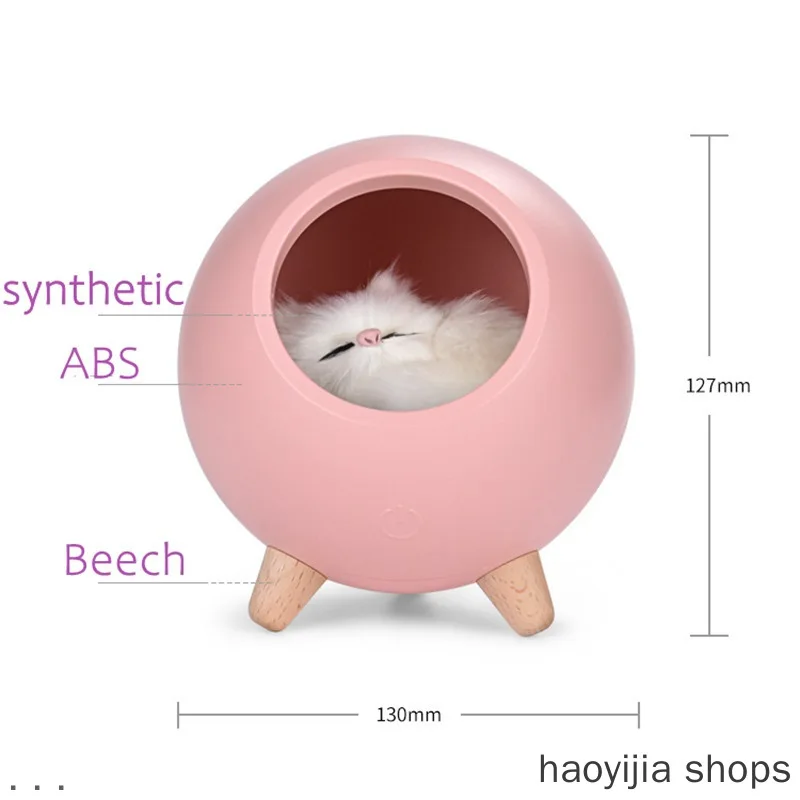 bionic cat умное затемнение атмосферный светильник светодиодный кошачий светильник USB сенсорный Ночной светильник модный светильник для гостиной спальни декоративный светильник
