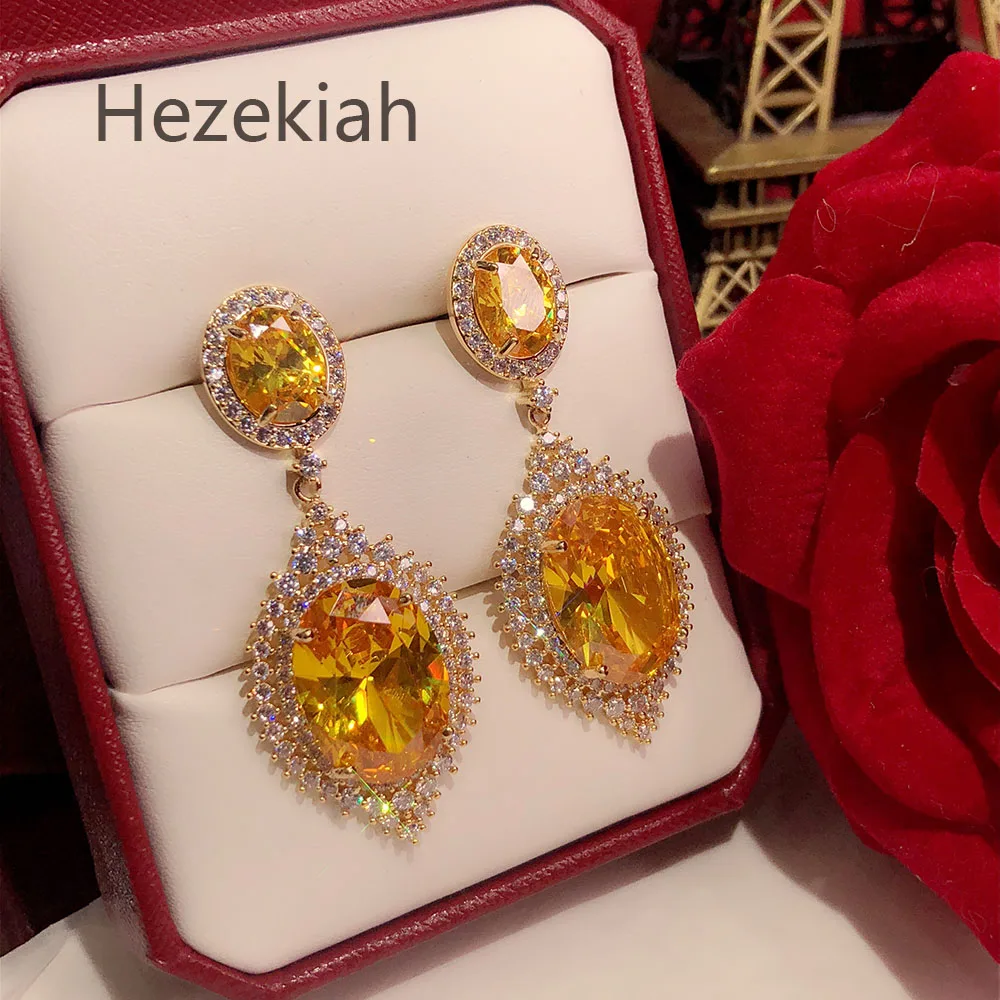 Hezekiah S925 серебряные серьги,, модные женские серьги для танцев, вечерние женские серьги высшего качества