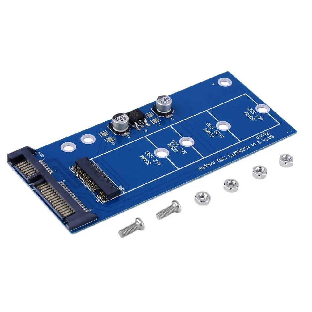 

M2 NGFF ssd SATA3 SSDs Turn Sata Adapter Expansion Card Adapter SATA to NGFF High-capacity High-power Drop Shipping