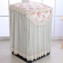 55x85x85 см, с цветочным принтом, моющийся, домашний, мягкий, с полной защитой, чехол для стиральной машины, практичный, универсальный, кружевной, с рюшами, декоративный