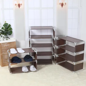 

Durable storage box shoe rack support slot space saving cabinet closet rack shoe storage rack shoe box household storage