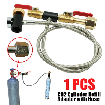 

Cylinder Refill Adapter Soda Club High Pressure Hose Cylinder Refill Adapter Soda Stream Tank Safe And Controlled Release Of Gas