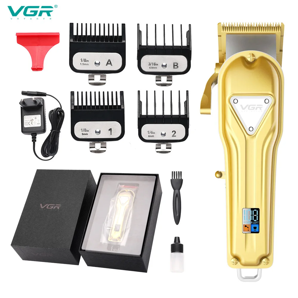 VGR V-140 Electric Hair Clipper Professional Metal Home Appliance Haircut Machine Rechargeable Barber Trimmer for Men Vgr 140 4