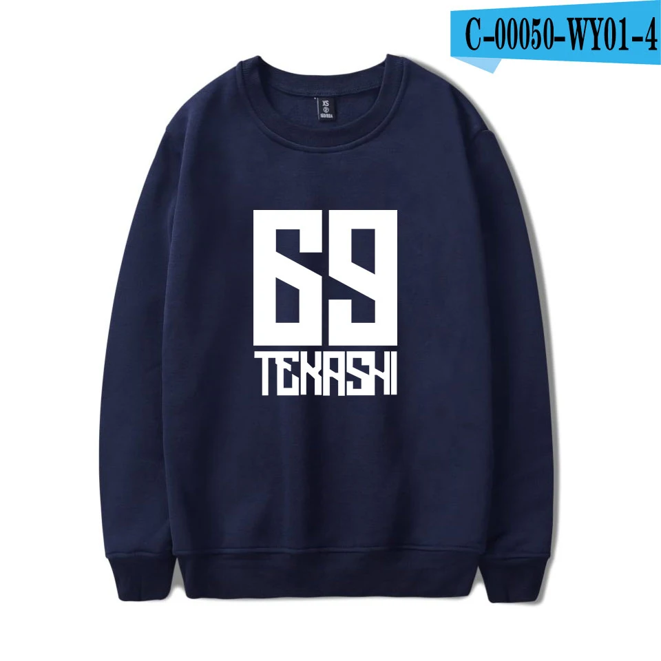 Navy blue Мужская толстовка 6ix9ine Wild, пуловер с круглым вырезом, Мужская/Женская толстовка 6ix9ine, толстовки,, хип-хоп Уличная одежда, Забавный Топ 4XL - Цвет: Navy blue