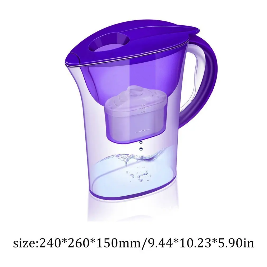 Фильтр для воды кувшин чайник с запасным фильтром картридж с активированным углем чайник для воды для дома и офиса посуда для напитков очиститель