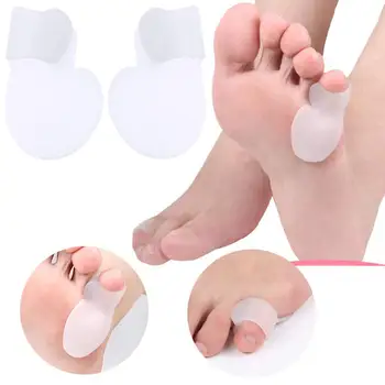 

1pair Feet Braces Little Toe Correct Support Orthopedic Ecstrophy Foot Care Sliicone Toe Small Bone Support Hallux Valgus