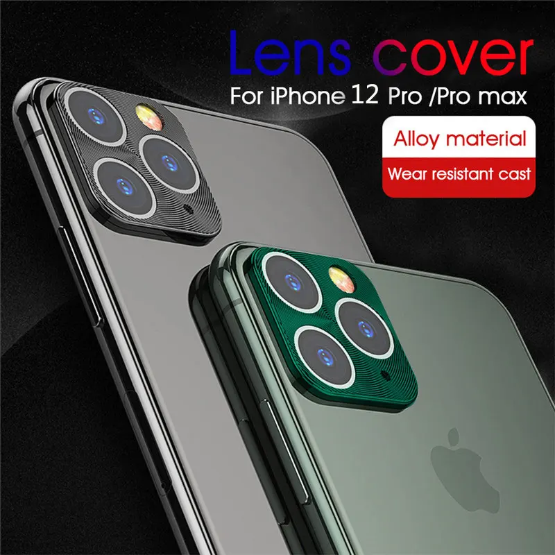 Защитный чехол для объектива камеры iPhone 12 Pro Max алюминиевый мини-чехол с покрытием