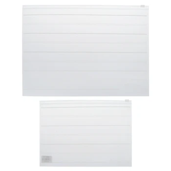 

PVC A4 A5 Clear Transparent Plastic Waterproof Stationery Case Zipper Bag Pouch