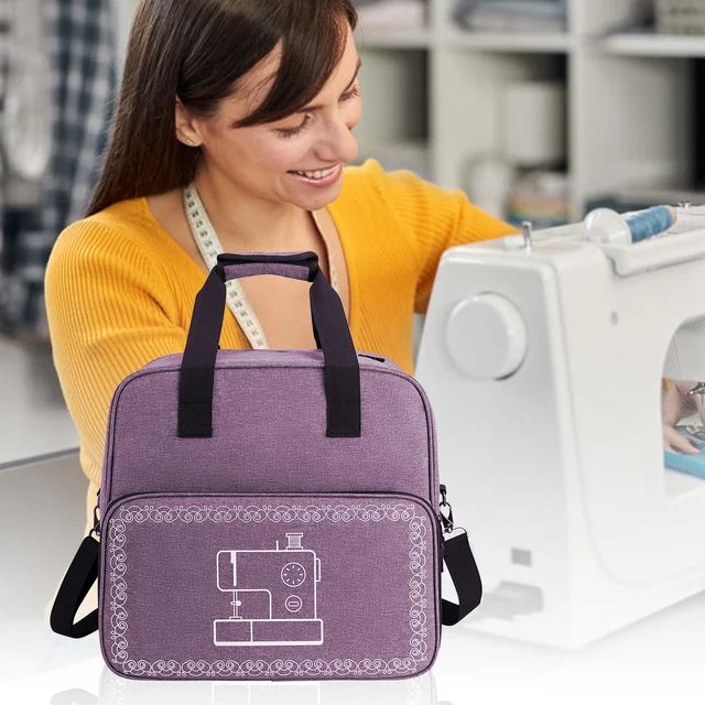 Sewing Machine Bag Pouch Pockets Carrying Case Large Capacity