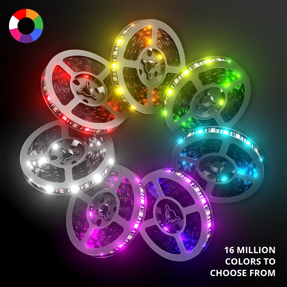 LED Strip Light,Bluetooth APP Control, Backlight for TV,5V USB Bluetooth RGB Tape Lamp For TV Background Decoration