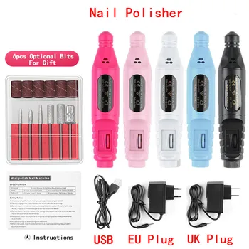 

Milling Cutter For Removing Gel Varnish Professional Material Nail Pen Pedicure Nail File Nail Tool Home Manicure Grinding