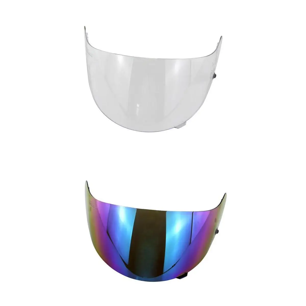 MagiDeal 2 Pieces Replacement Motorbike Visor for HJC HJ-09Clear+Colored