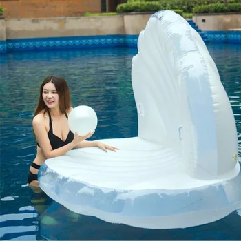 

New Inflatable Floating Row Pearl Shell Floating Sofa Float Chair Inflatable Floating Island Party Inflatable Floating Platform