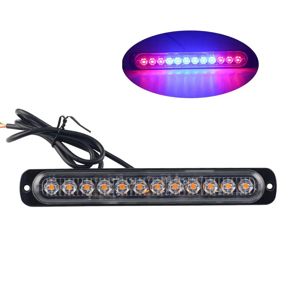12LED 36W 12-24V Автомобильный свет Янтарный стробоскоп грузовик автомобиль 4x4 внедорожный Предупреждение свет дневной ходовой свет Рабочий свет - Цвет: D