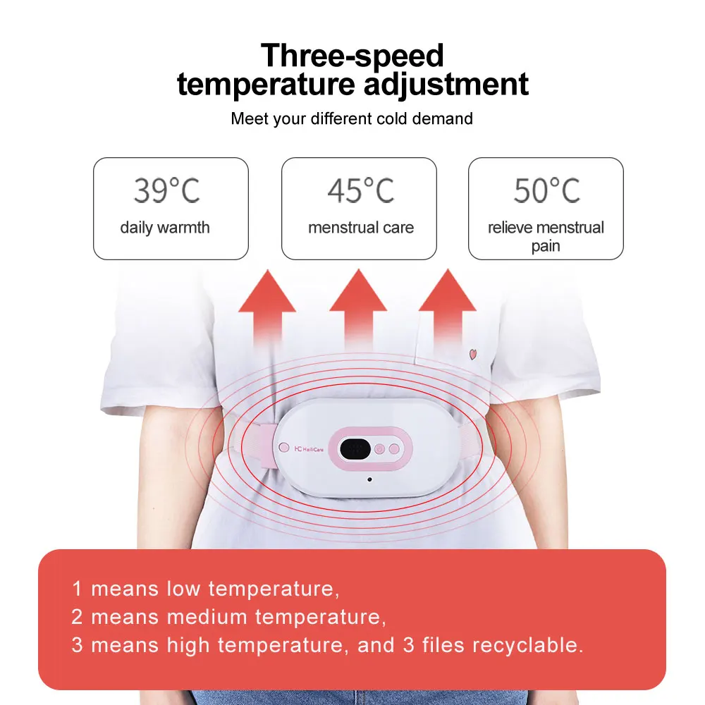 Теплый инфракрасный нагреватель талии пояс матка Электрический нагрев подарок