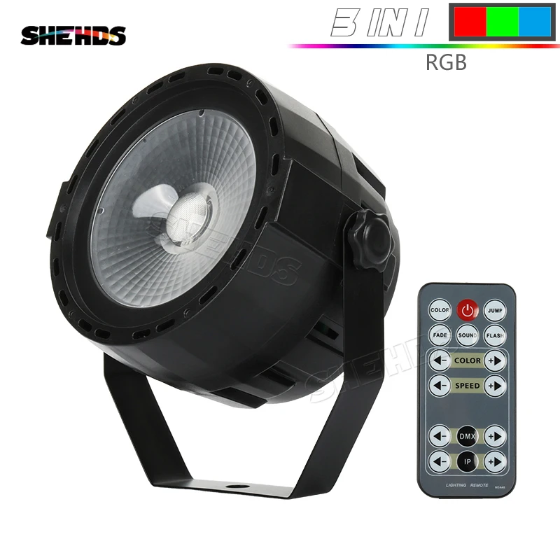 Wireless Remote Control LED Par COB 30W RGB Lighting DMX512 For DJ Disco New Year Party Wedding