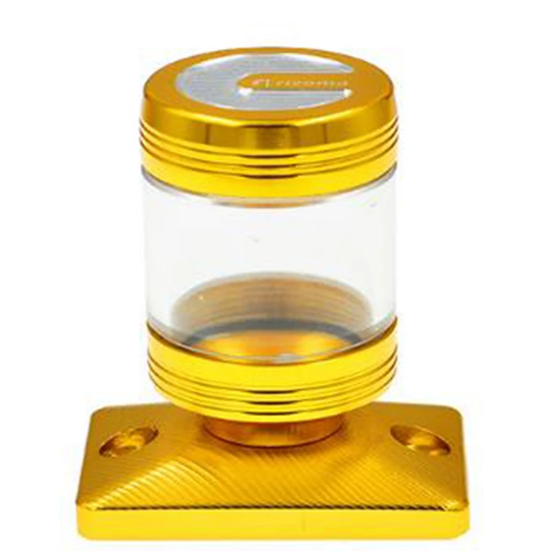 Аксессуары для мотоциклов Тормозная масляная чашка Нижняя крышка универсальный алюминиевый сплав Тормозная масляная чашка масленка для универсального мотоцикла