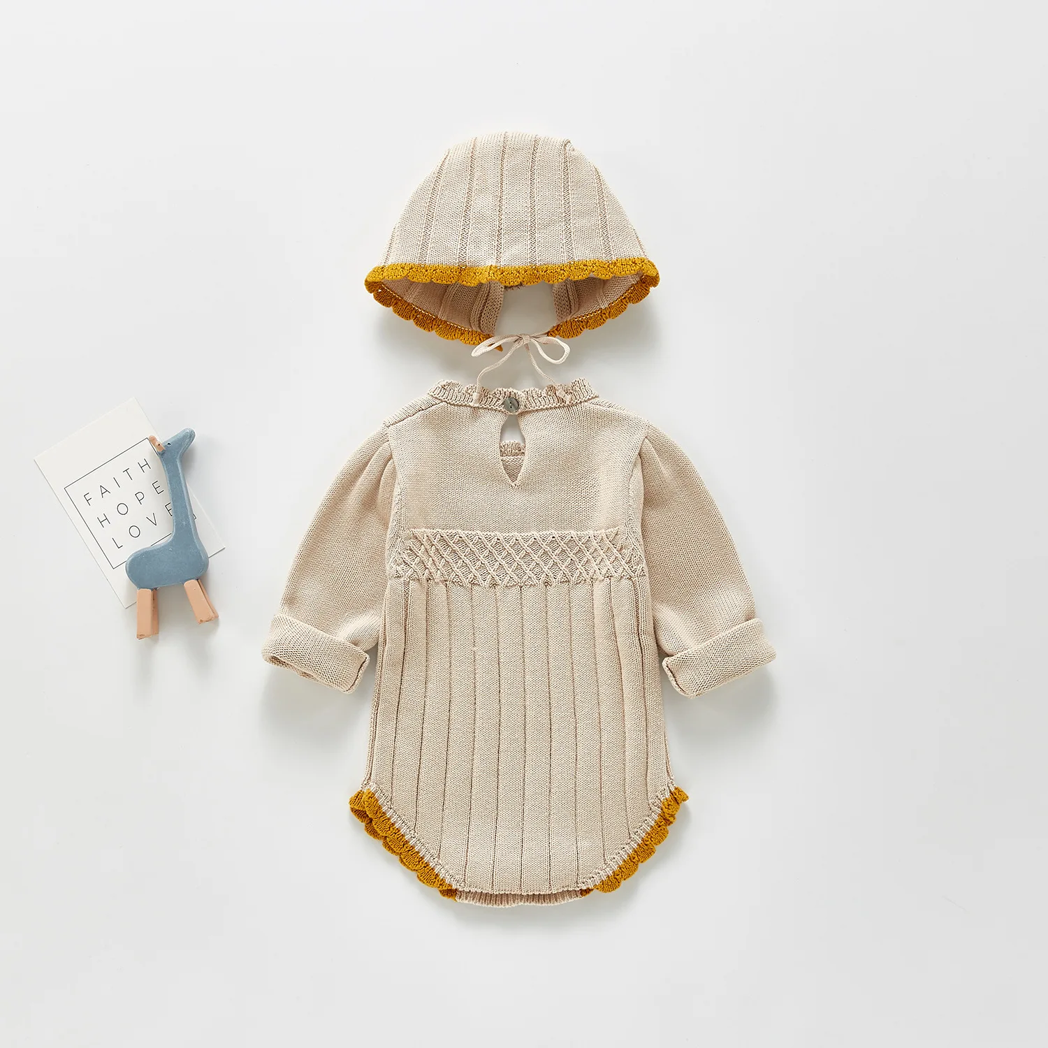 Newborn Sailor Romper Girls Boy Costume Anchor 0-3Yrs Baby Girl Knit Rompers Spring Autumn Baby Long Sleeve Fashion Infant Clothes Baby Girl Pure Color Rompers And Hat Clothes baby clothes cheap