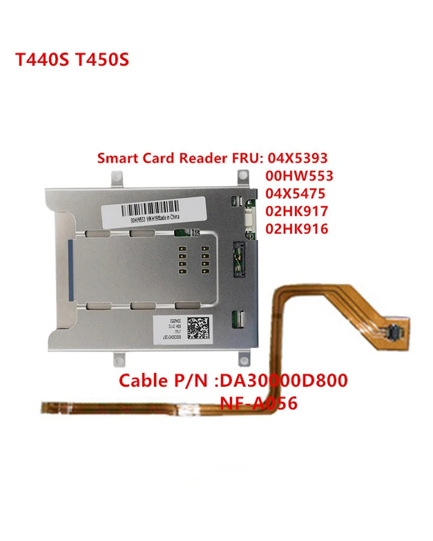 Кабель для чтения смарт-карт lenovo Thinkpad T440S T450S 04x5393 04X5475 00HW553 кабель DA30000D800 NF-A056