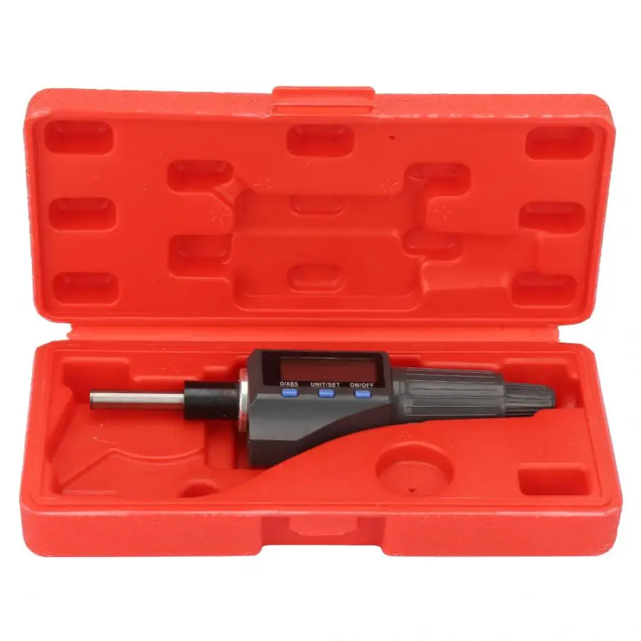 

0.001mm Digital Micrometer 0-25mm Electronic Micrometer Support Unit Convert(Without Battery) Accurate Measurement
