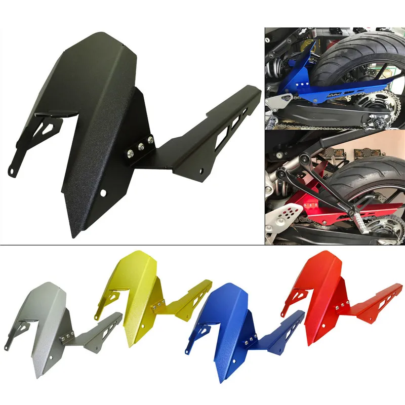 Брызговик для заднего колеса с защитной крышкой цепи YAMAHA FZ07 MT-07 2014-2017 XSR700 2016-2020 |