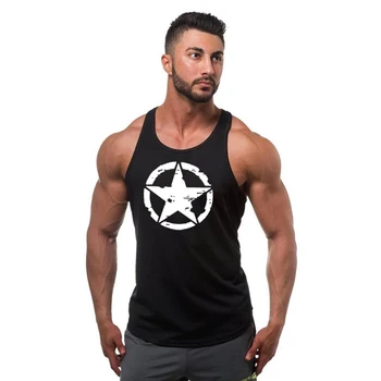 Brand Bodybuilding Stringer Tank Tops Mens Sportwear Vest Fitness Men gyms Clothing sleeveless shirts Muscle singlets 2