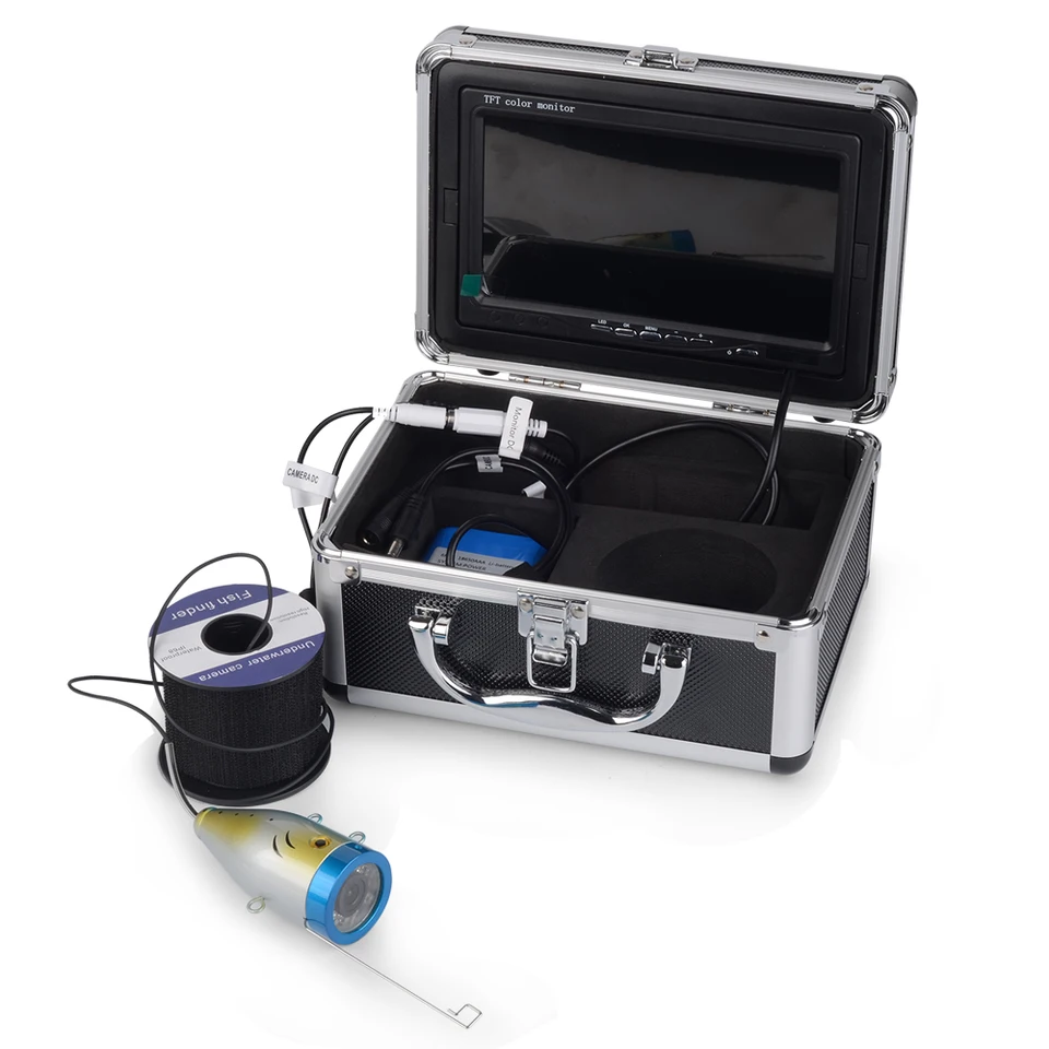 Caméra De Pêche Sous-marine Eyoyo 7" Avec DVR 8Go Et LEDs Blanches - Comme Neuve