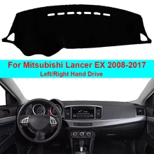 2 слоя авто внутренняя приборной панели крышки тире коврик ковер, накидка для ношения на улице, Защитные чехлы для сидений, сшитые специально для Mitsubishi Lancer EX 2008- Galant Fortis 2008