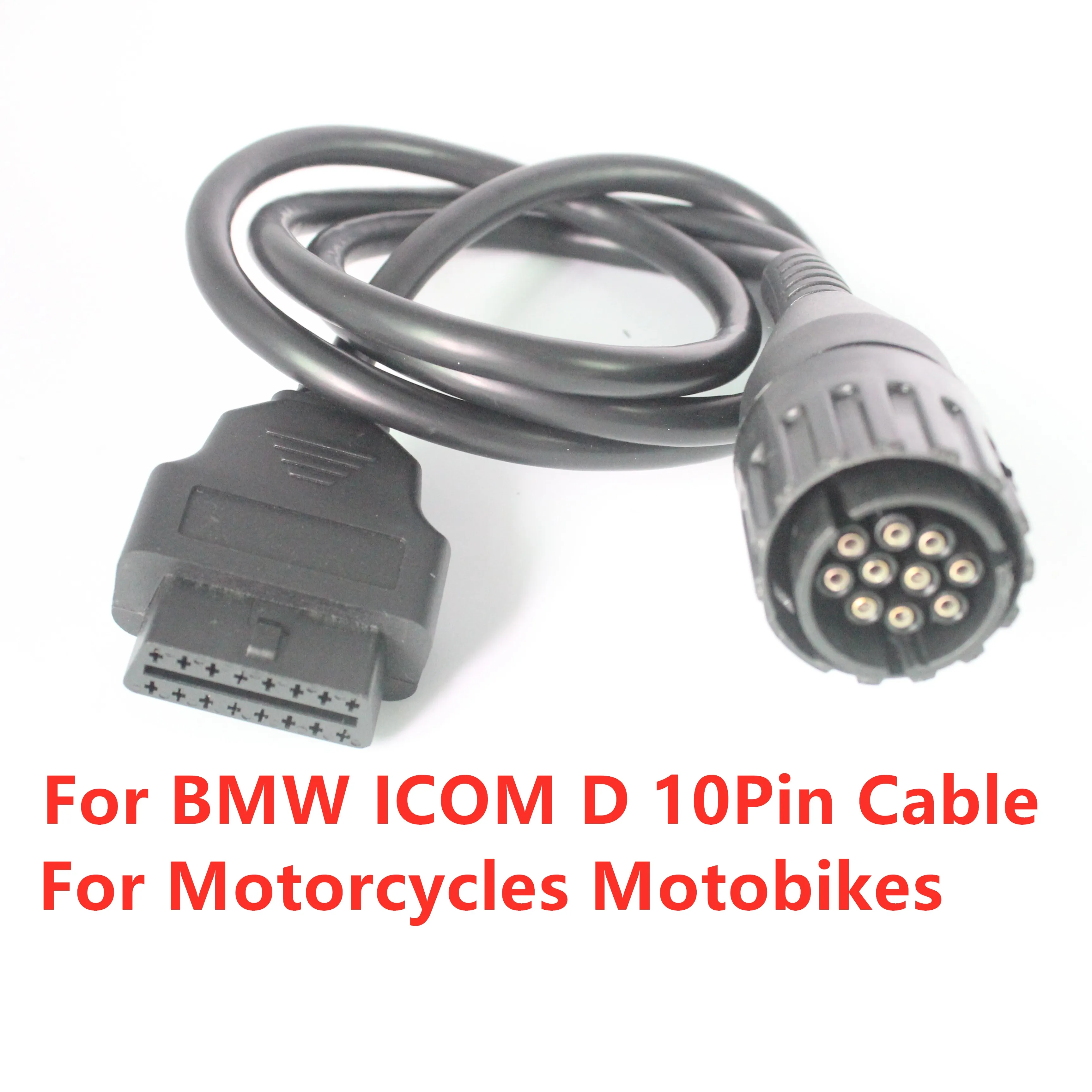 

1 м кабель для BMW 10PIN ICOM D кабель для мотоциклов и мотоциклов 10 Pin адаптер от 10 Pin до 16Pin OBD2 ICOM-D A2 диагностический кабель