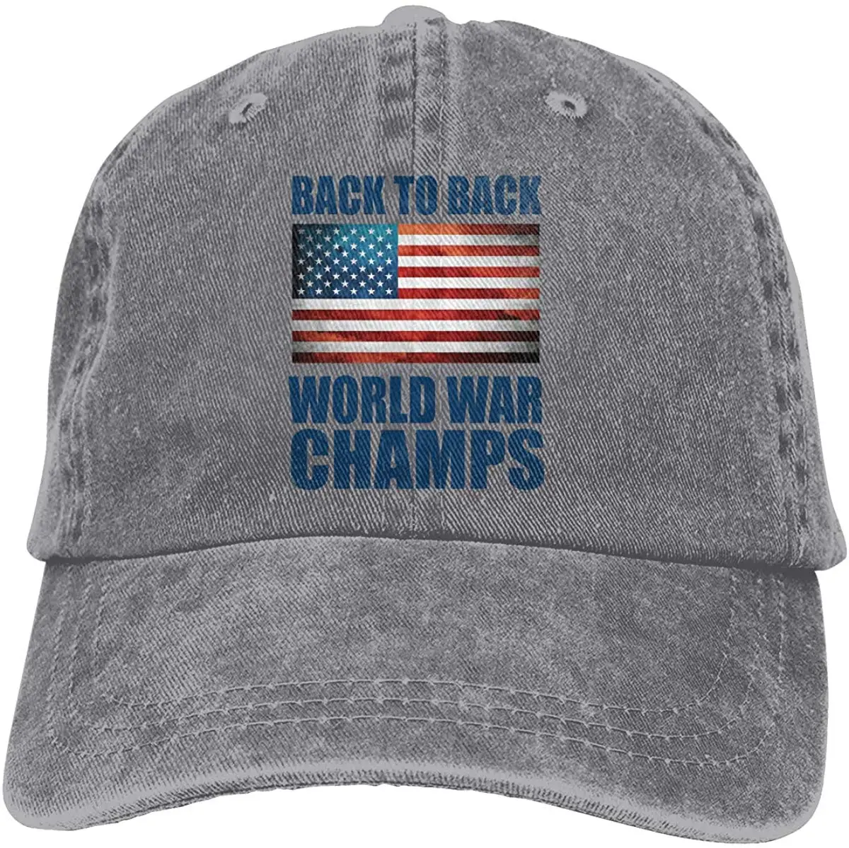 Назад к спине чемпионы мировой войны модная крутая Регулируемая ковбойская шляпа бейсболка для мужчин и женщин Черная