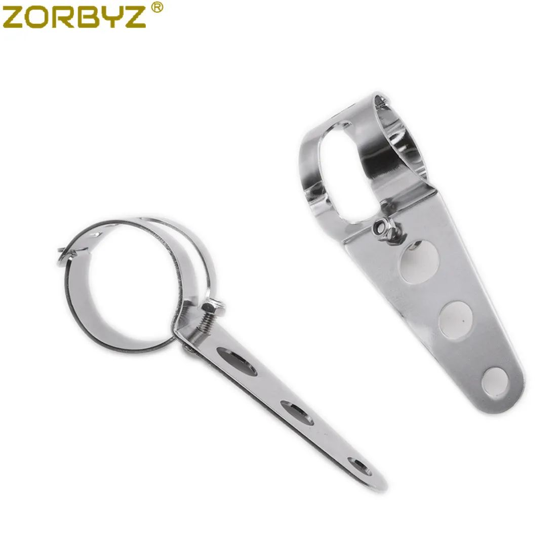 ZORBYZ мотоцикл 39 мм-51 мм хром фара кронштейн вилка трубы для Honda Kawasaki Suzuki Yamaha