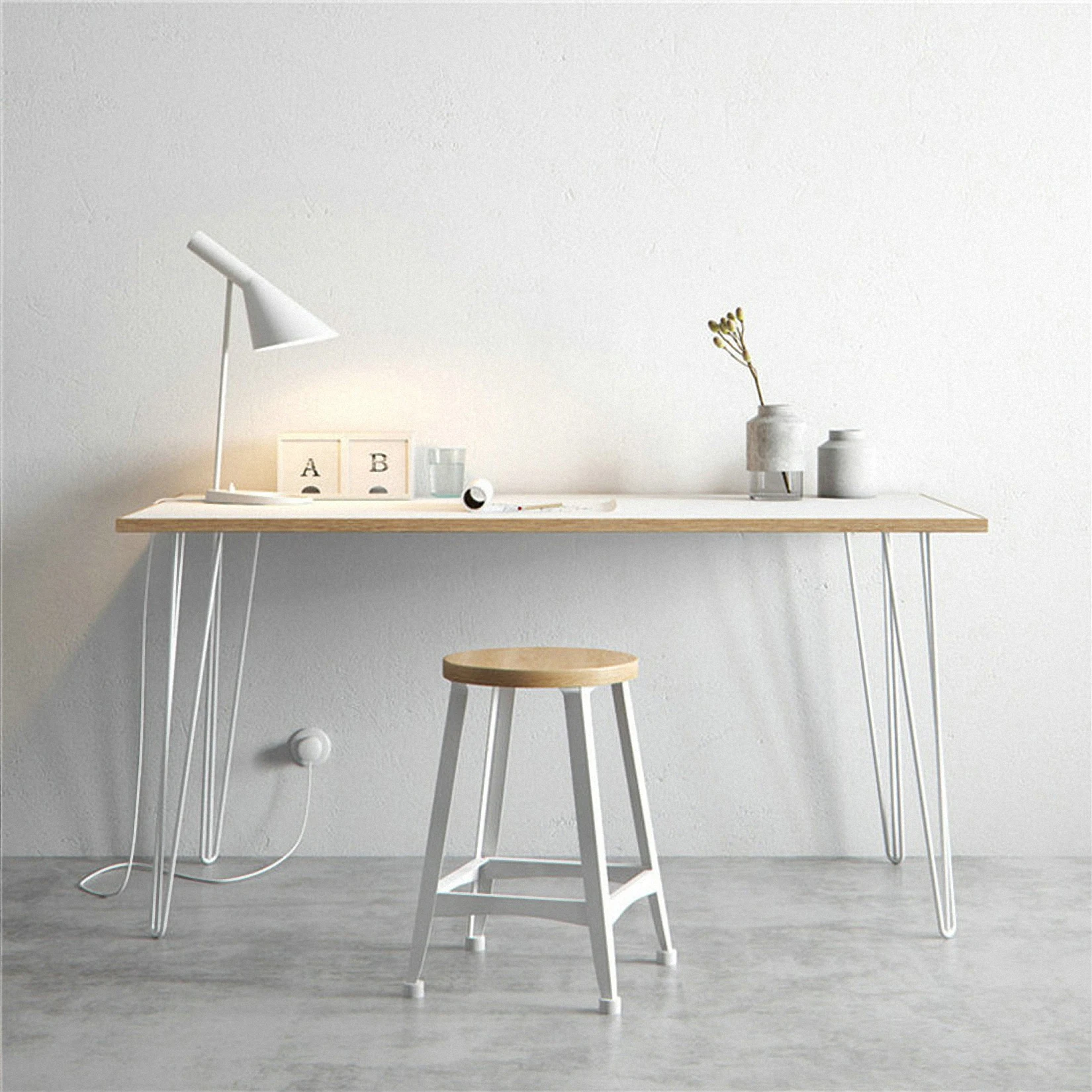 Северная Европа простой твердый деревянный стол для спальни античный офисный стол стул бытовой компьютерный стол дизайнерский стол 1,2 метров