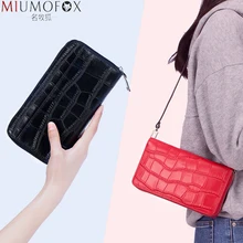 

Stone Pattern Design Leather Women Wallets 2022 Luxury Brand High Quality Women Purse Card Holder Long Clutch Phone Shoulder Bag