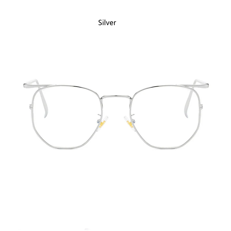 Zilead металлические полигональные очки оправа для мужчин и женщин анти голубой свет очки для работы за компьютером очки Оптические Sepectacle простые очки