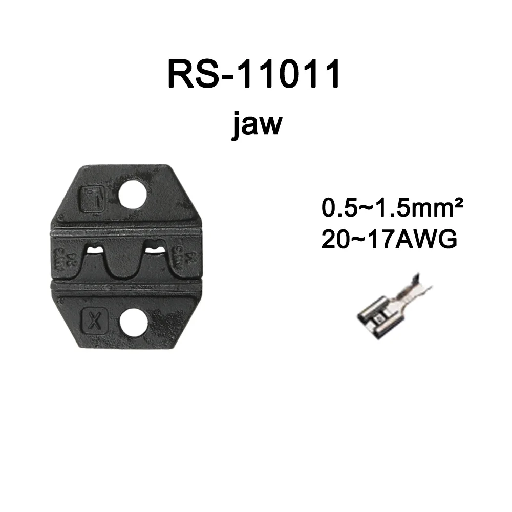 LUBAN мини европ стиль обжимной инструмент обжимные плоскогубцы штампы наборы для RS серии RS48B RS11011 RS02 RS0325 RS06 RS03H инструмент челюсти - Цвет: RS-11011