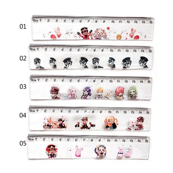 

Anime Toilet-bound Hanako-kun Cosplay Acrylic Ruler Measuring Scale Students Cartoon Measure Ruler Gift Office School Tools