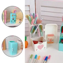 

Convenient 3 Colors Optional Lovely Refrigerator Pen Organizer for Office