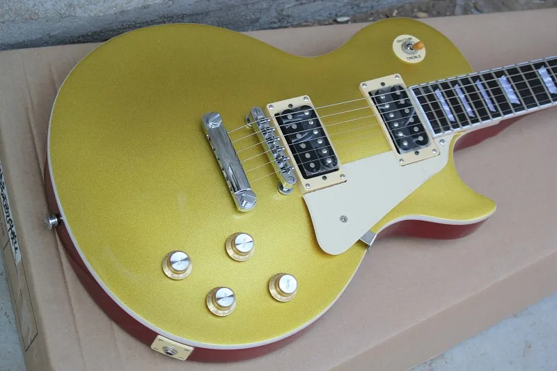 

free shipping top quality musical instruments new Gold top style electric guitar Standard Electric Guitar 01