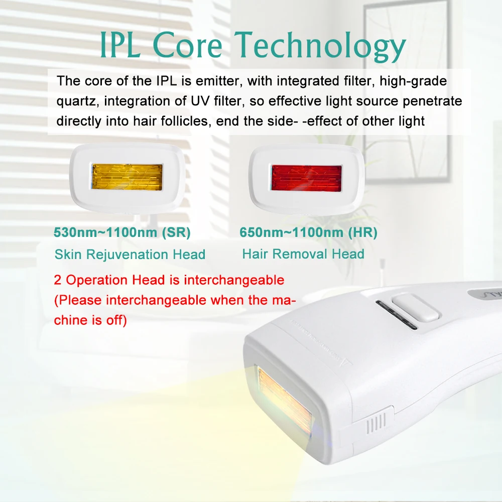 Эпилятор мини IPL машина для удаления волос омоложение кожи машина для красоты IPL с HR& SR для домашнего использования