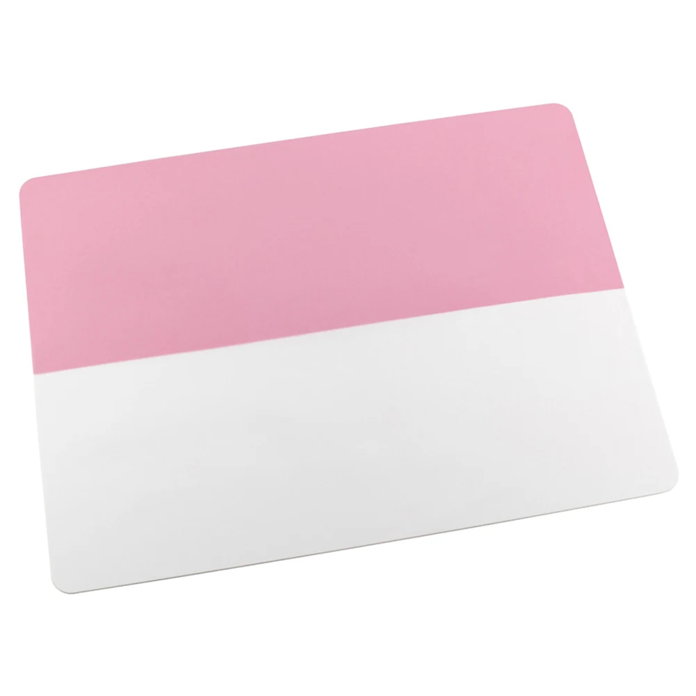 pink and white Домашний бар, ресторан, Силиконовая Водонепроницаемая чашка, кофейная подставка, коврик, 2 тона, подставка XOA88 - Цвет: pink and white