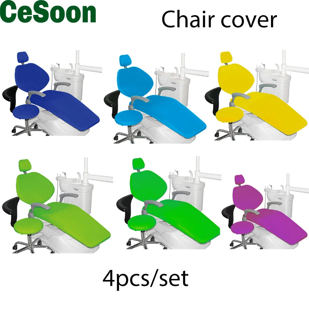 4pcsSetDentalChairCoverUnitTreatmentOrthodonticElasticDentist