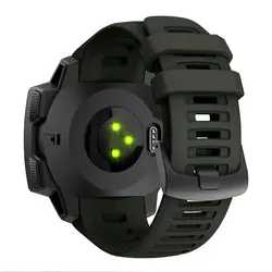 Garmin Instinct Silicone Sport Wristband - Colorful Replacement Strap Bracelet (Graphite gray)