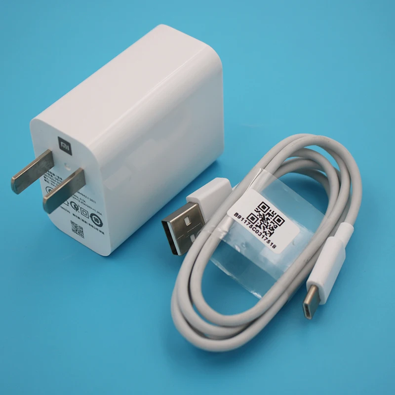 Xiao mi 27 Вт EU/US USB зарядное устройство кабель type C турбо быстрое зарядное устройство для mi 9 se CC9 Pro CC9e mi x 2 2S 3 max 2 3 4 Red mi K20 Pro K30